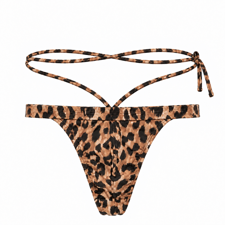 TBACK THONG LEOPARD