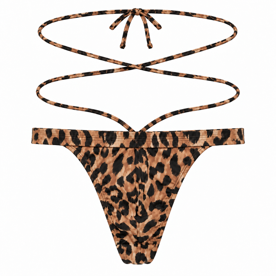 TBACK THONG LEOPARD
