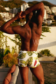 Swim Short Tropical Leaves