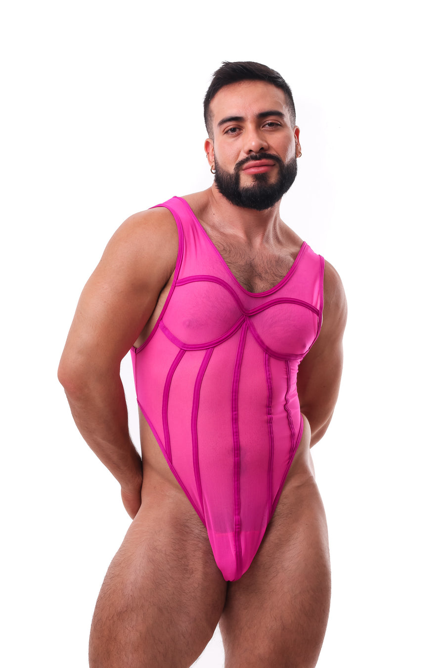 Thong-Bodysuit Rosa