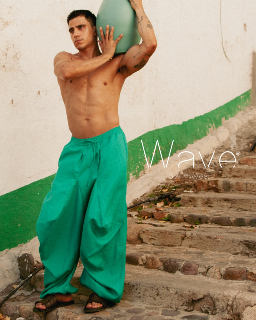 LINEN STRUCTURED PANTS